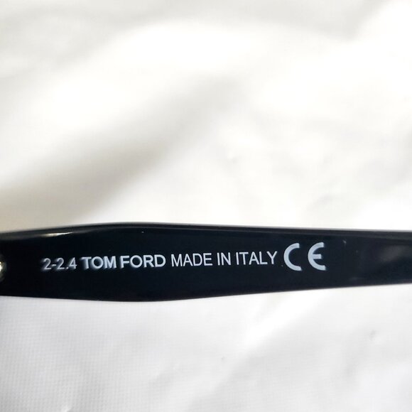 Tom Ford Thea Shiny Black Sunglasses Unisex TF366 01G main image 4